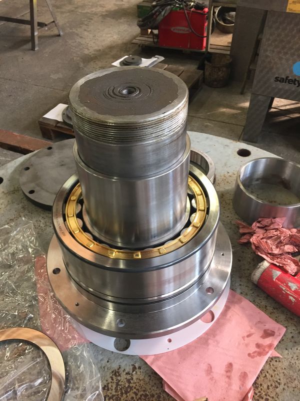 Opération de maintenance sur site industriel